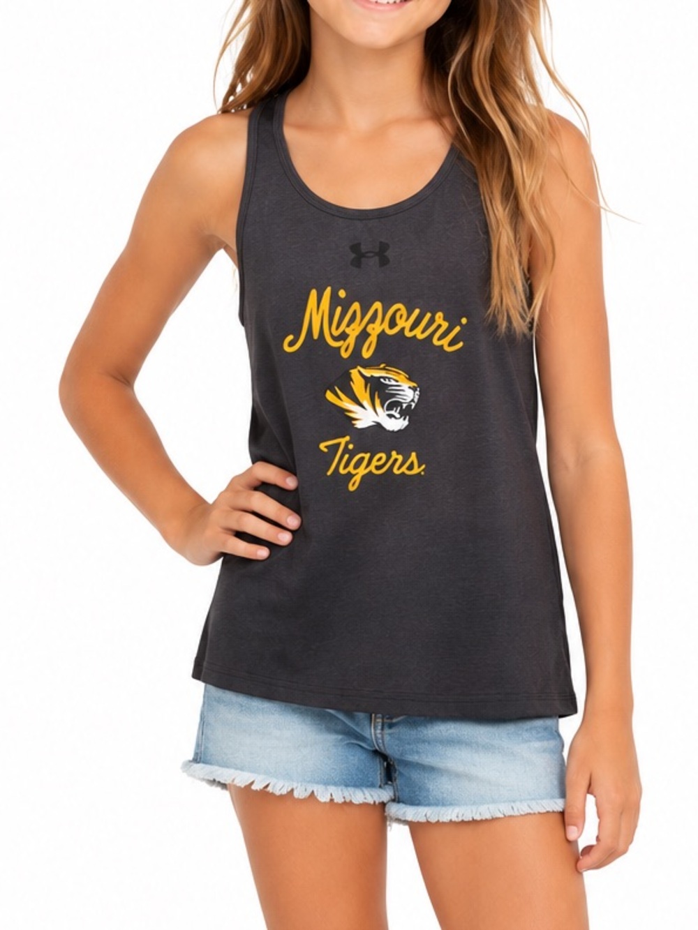 Under Armour NCAA Missouri Tigers Youths Girl Tank